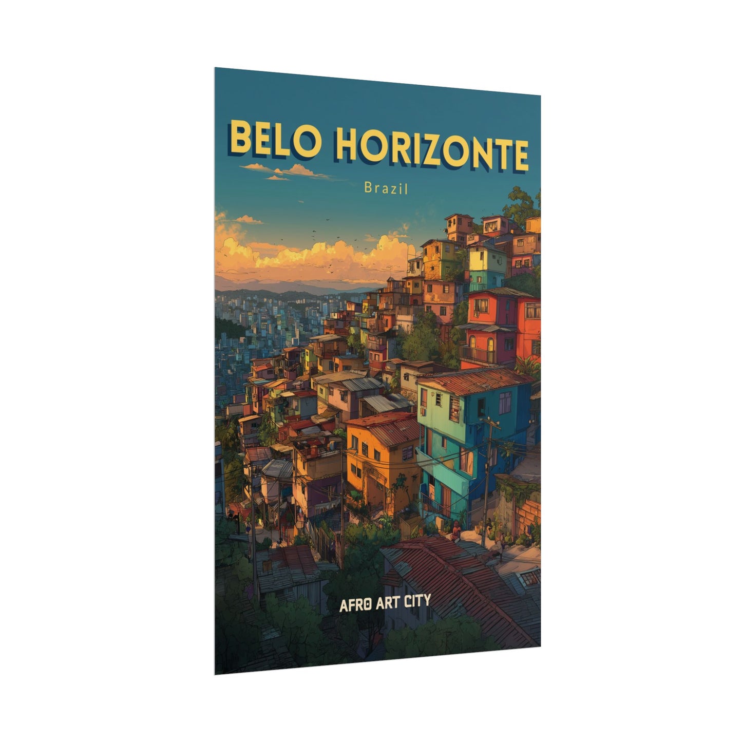 🇧🇷 BRAZIL - Belo Horizonte｜ Poster