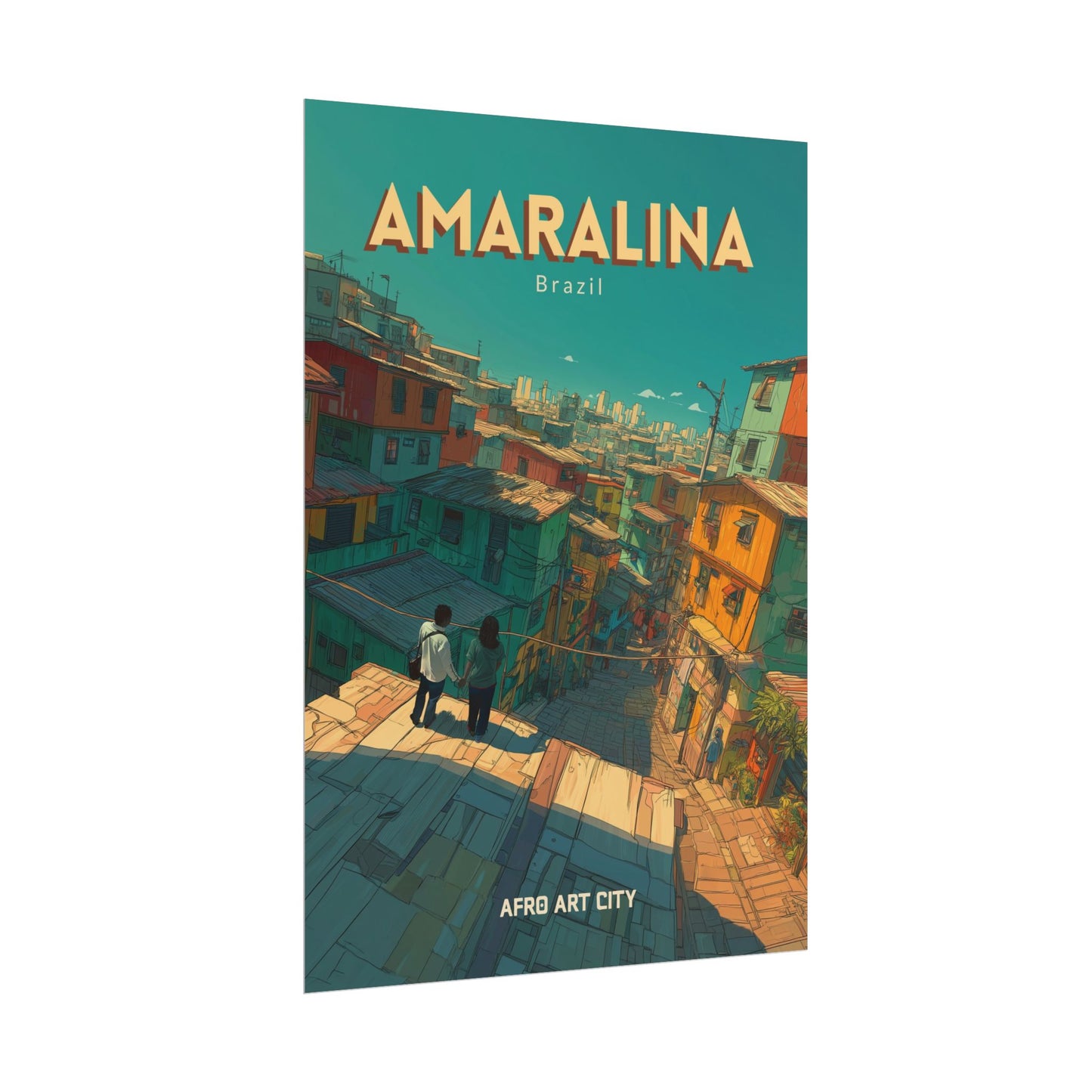 Brazil - Salvador, Amaralina｜Poster