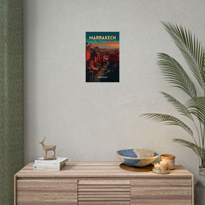 🇲🇦 Morocco - Marrakech ｜ Poster