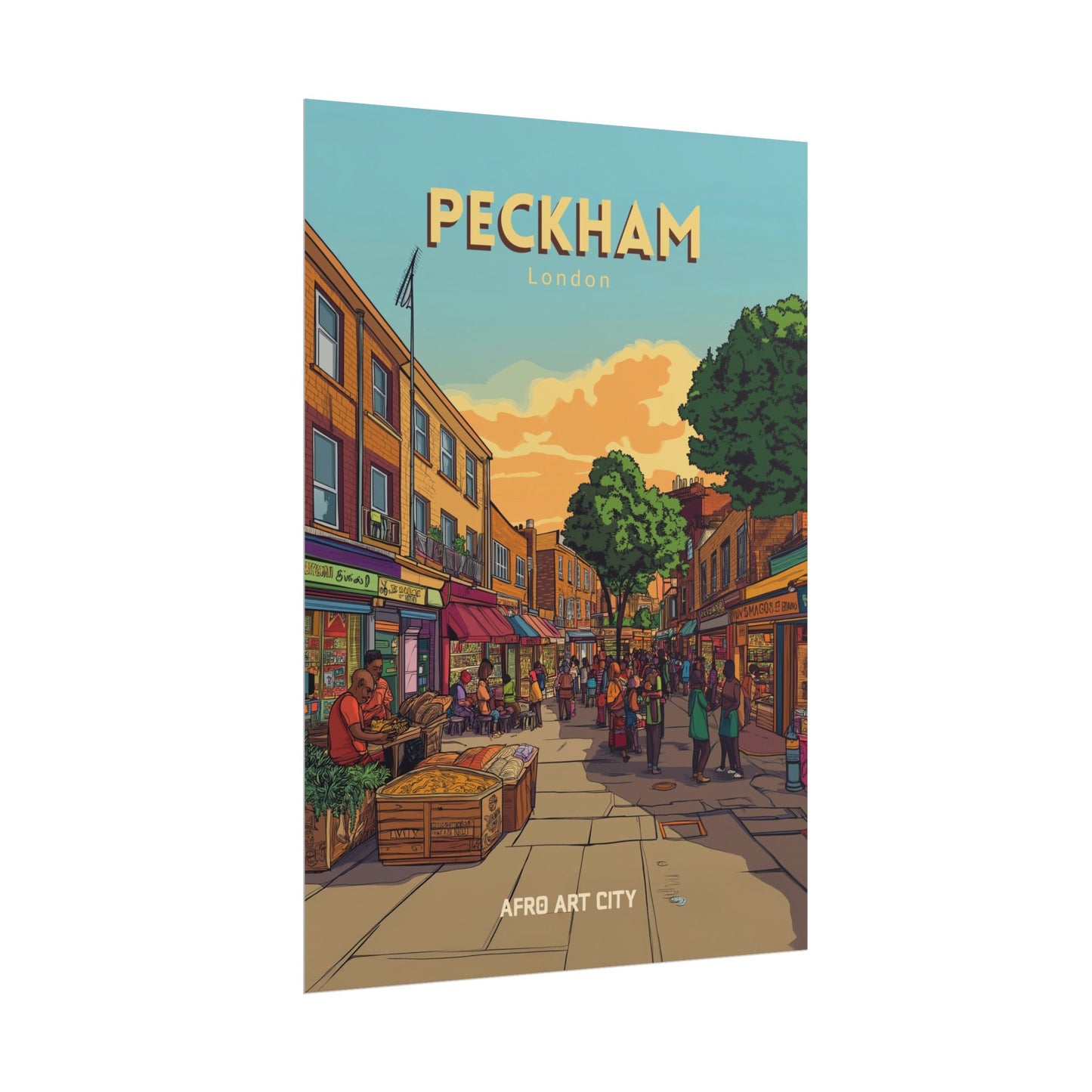🇬🇧 United Kingdom - Peckham ｜ Poster