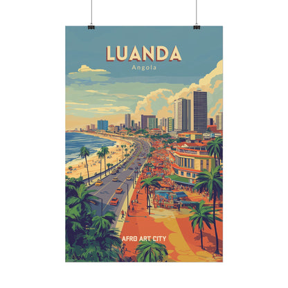 🇦🇴 Angola - Luanda ｜ Poster