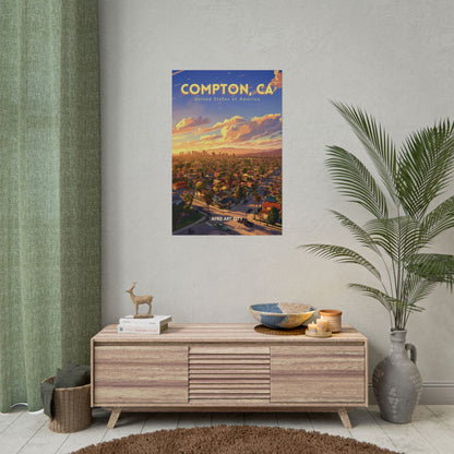 🇺🇸 United States - Compton, CA ｜ Poster