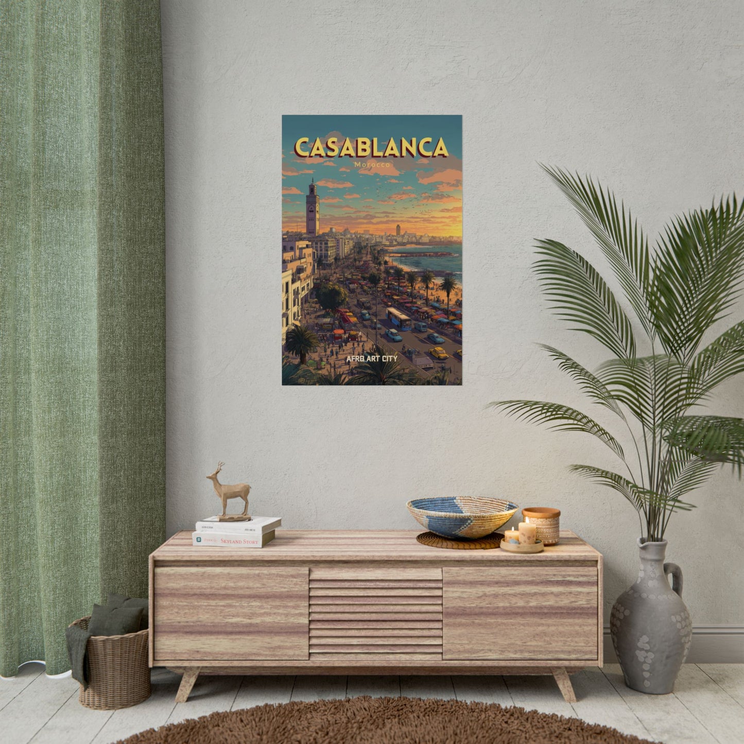 🇲🇦 Casablanca - Maroc ｜ Affiche
