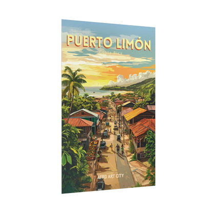 🇨🇷 Puerto Limón - Costa Rica ｜ Poster