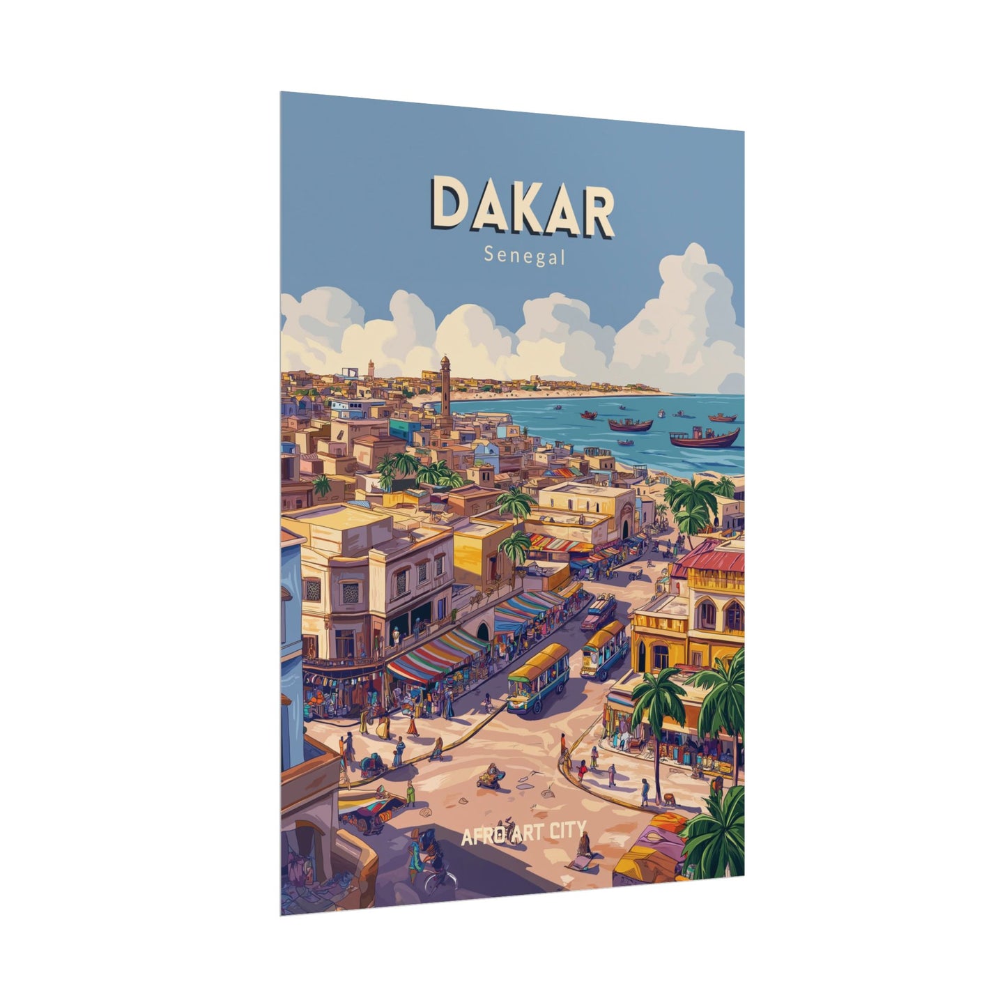 🇸🇳 Senegal - Dakar｜Poster