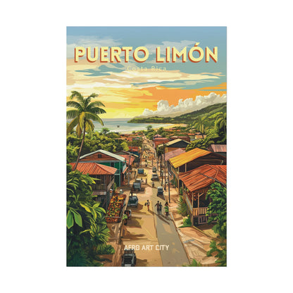 🇨🇷 Puerto Limón - Costa Rica ｜ Poster
