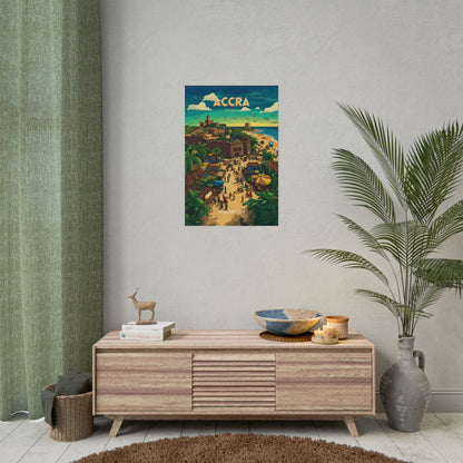 🇬🇭 Ghana - Accra ｜ Poster