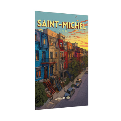 Canada - Quebec, Montreal, Saint-Michel｜Poster
