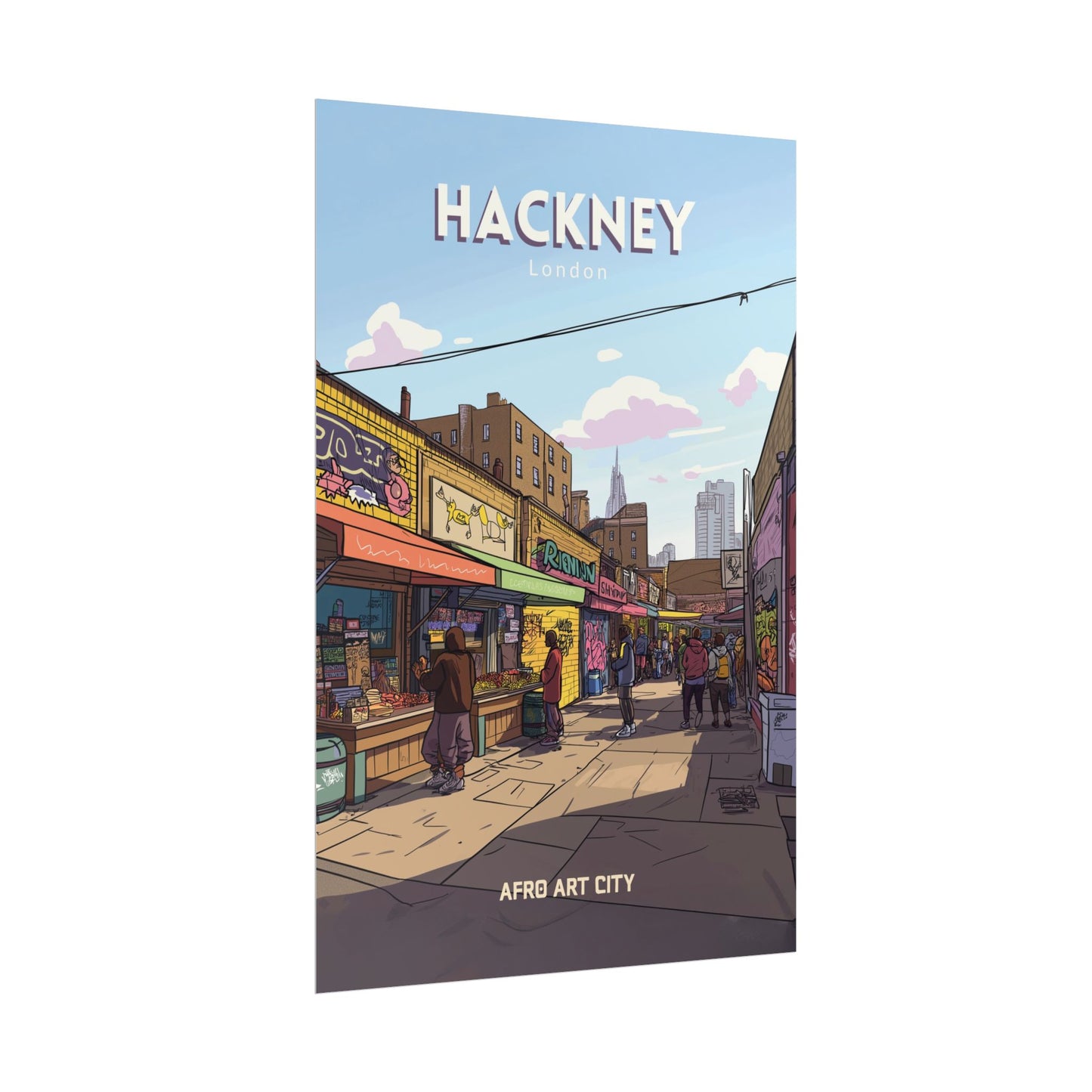 🇬🇧 United Kingdom - Hackney ｜ Poster