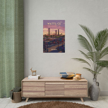 🇺🇸 United States - Watts, CA ｜ Poster