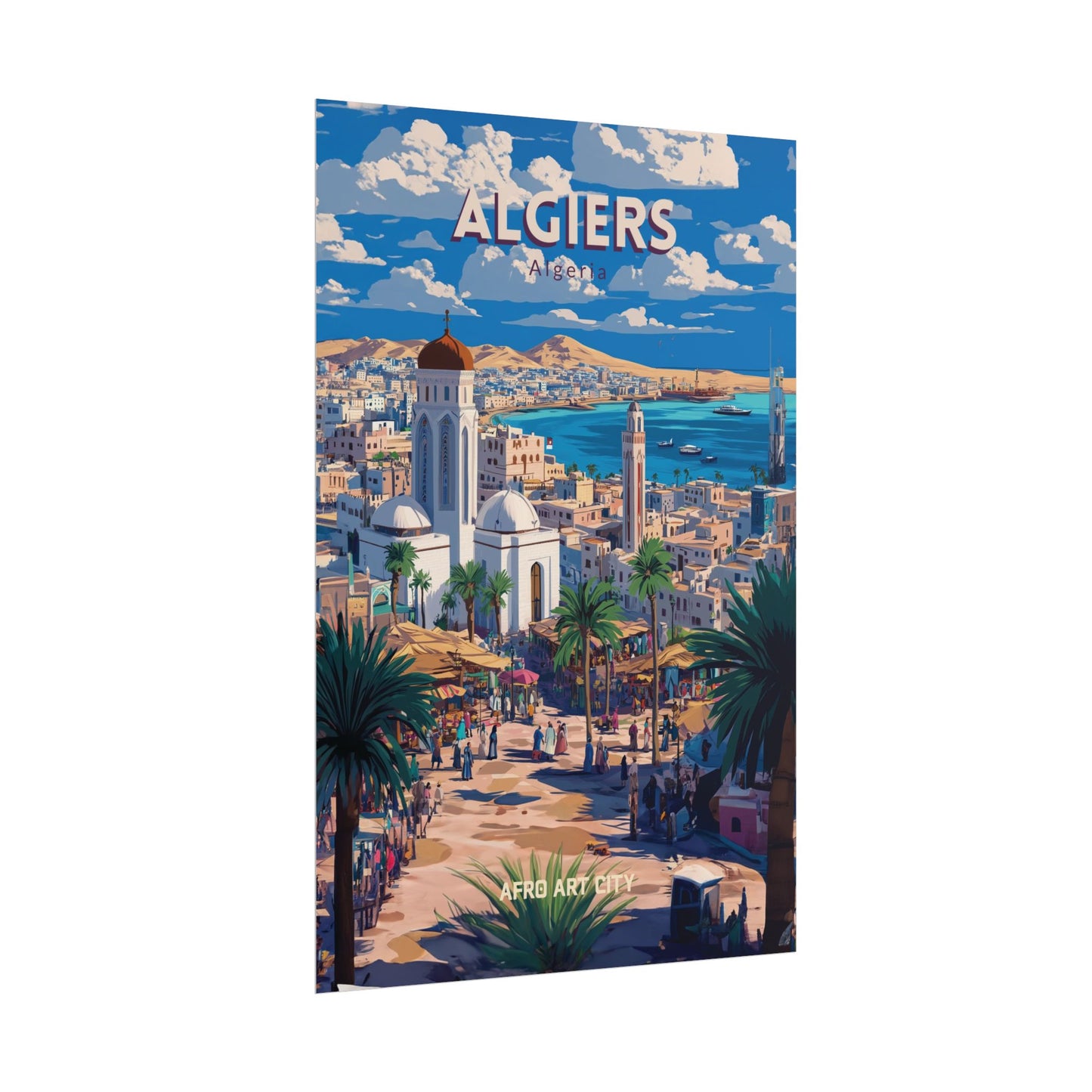 🇩🇿 Algeria - Algiers ｜ Poster