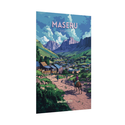 🇱🇸 Lesotho - Maseru ｜ Poster