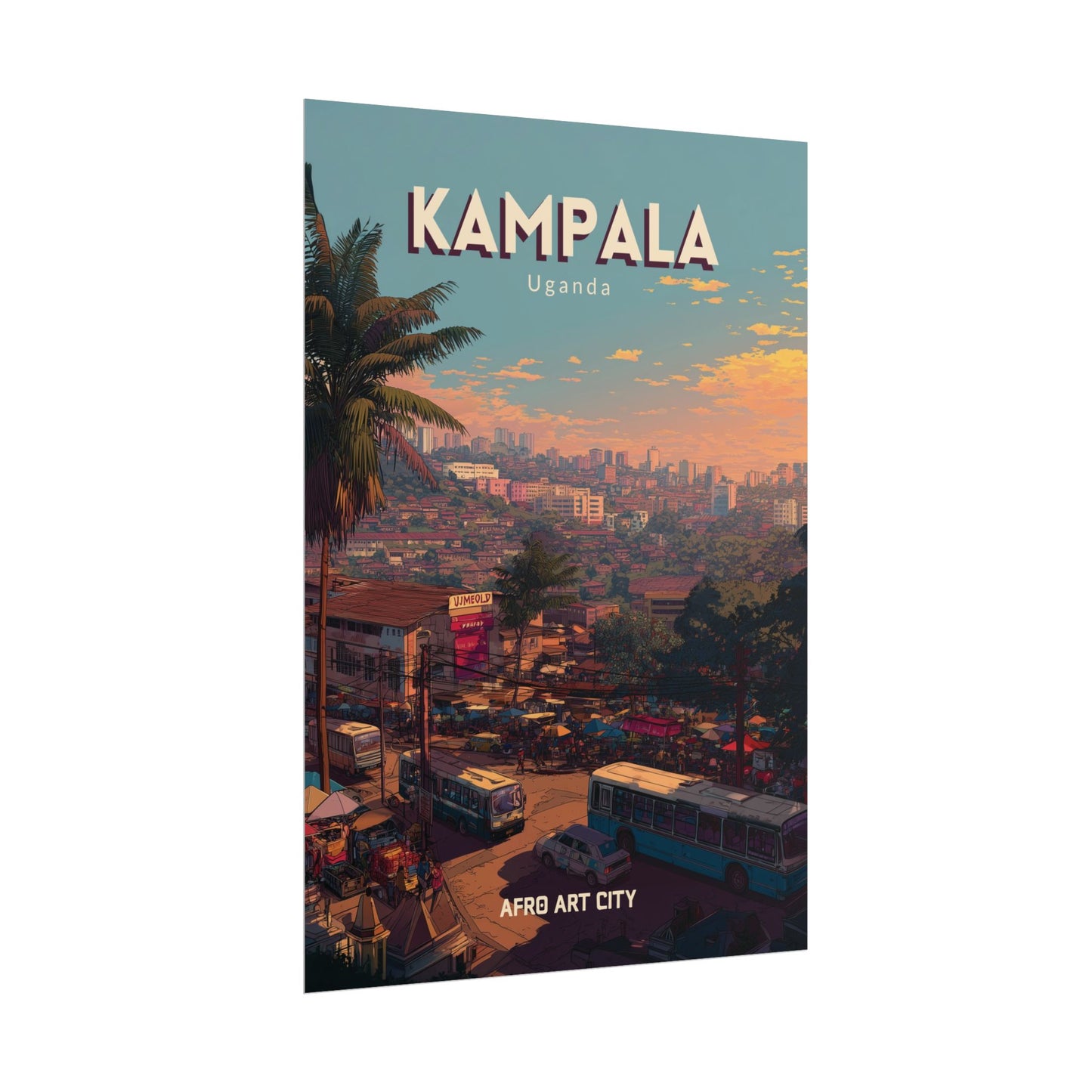 Uganda - Kampala ｜ Poster