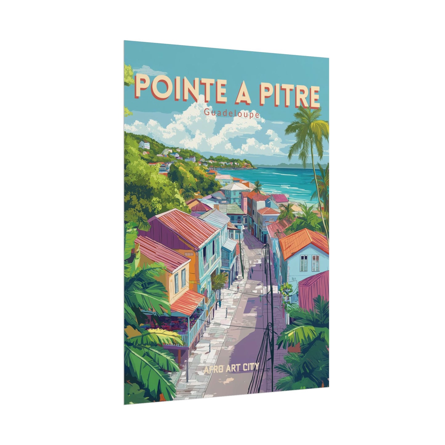🇬🇵 Guadeloupe - Pointe-à-Pitre ｜ Poster