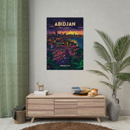 🇨🇮 Cote d'Ivoire - Abidjan ｜ Poster