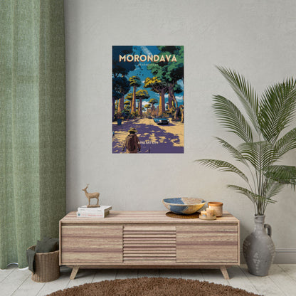 🇲🇬 Madagascar - Morondava｜Poster