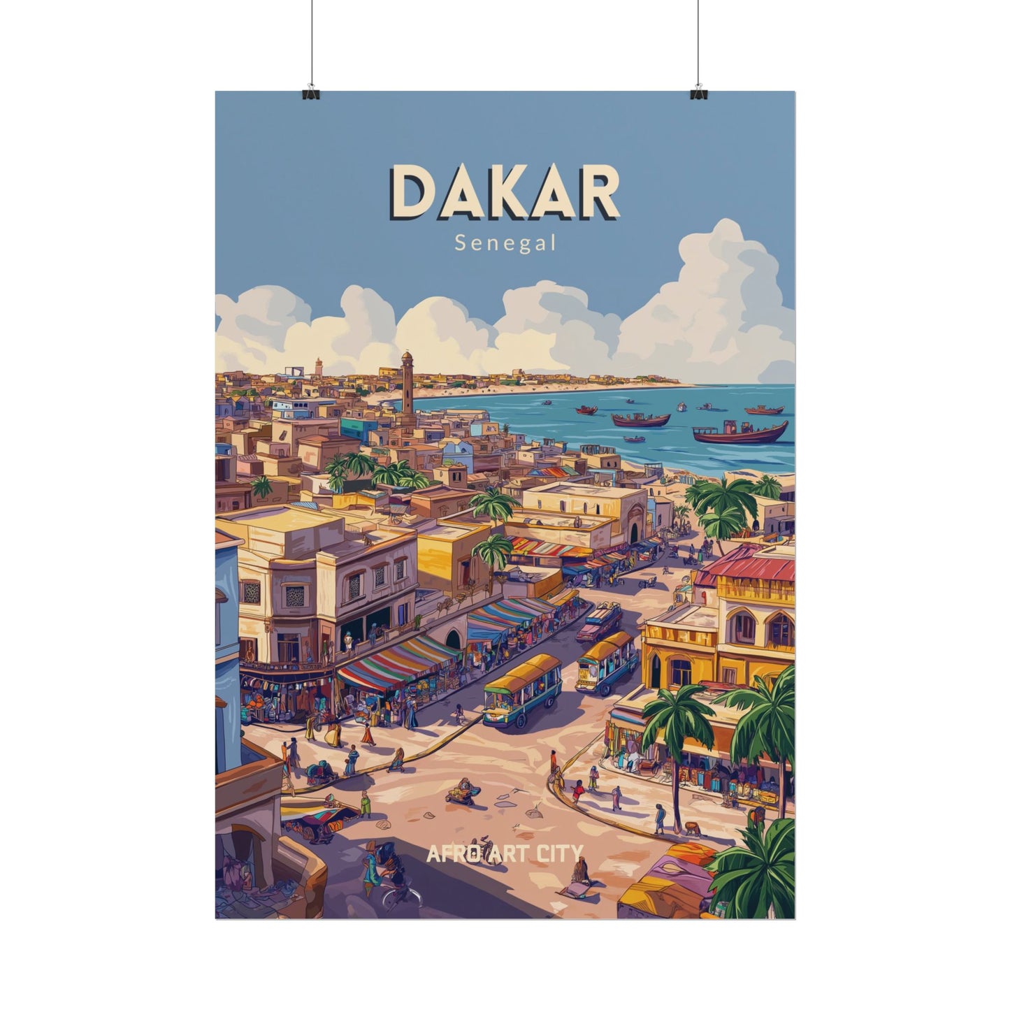 🇸🇳 Senegal - Dakar｜Poster