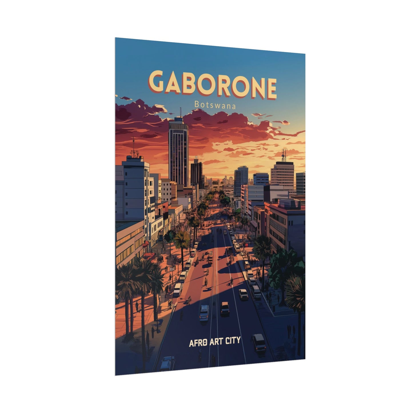 🇧🇼 Botswana - Gaborone ｜ Poster