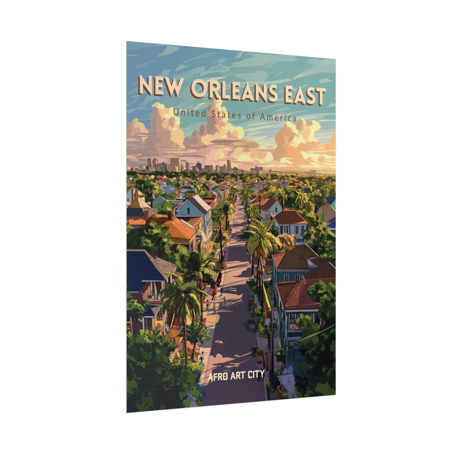 🇺🇸 United States - New Orleans East, LA ｜ Poster