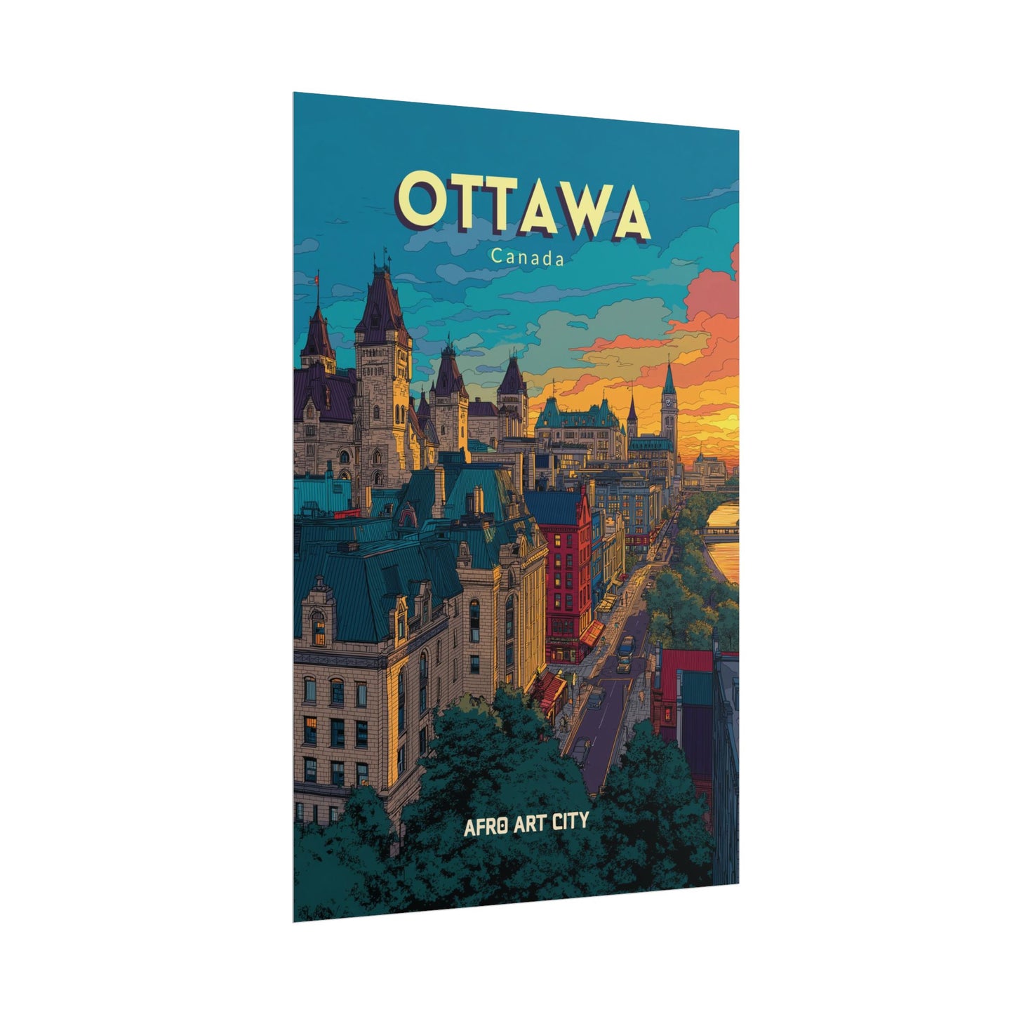 Canada - Ontario, Ottawa｜Poster