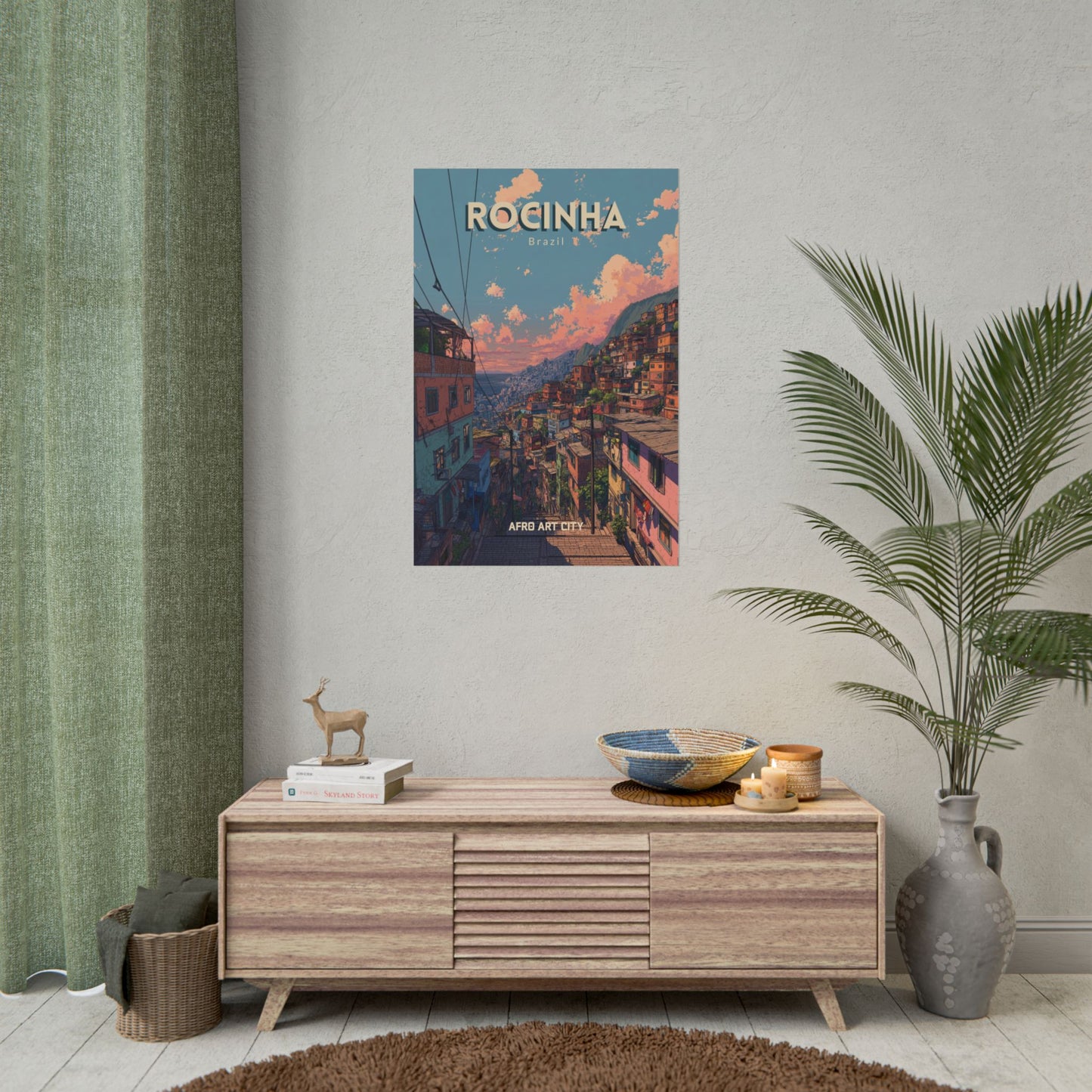 Brazil - Rio de Janeiro, Rocinha｜Poster