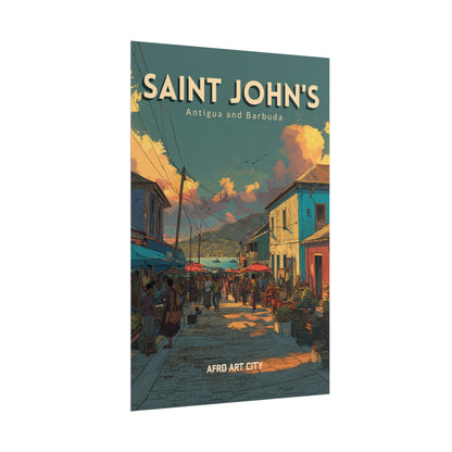 Antigua and Barbuda - Saint John's｜Poster