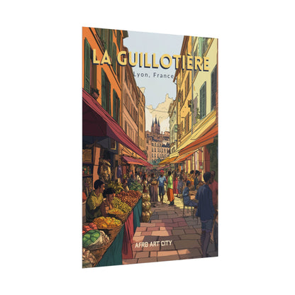 🇫🇷 France - La Guillotière, Lyon ｜ Poster