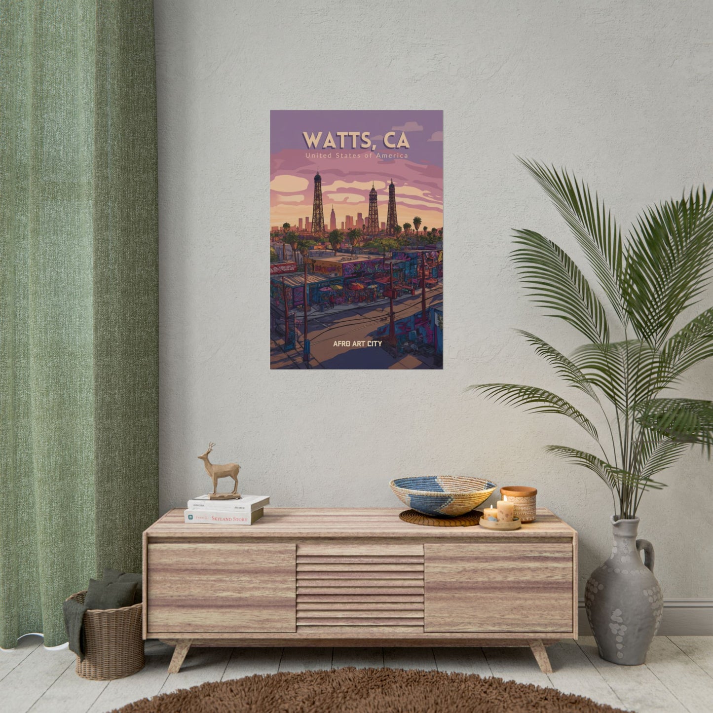 🇺🇸 United States - Watts, CA ｜ Poster