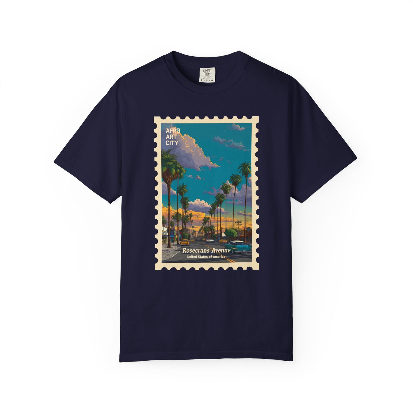 United States - California, Rosecrans Avenue | Postcards Travel T-Shirt