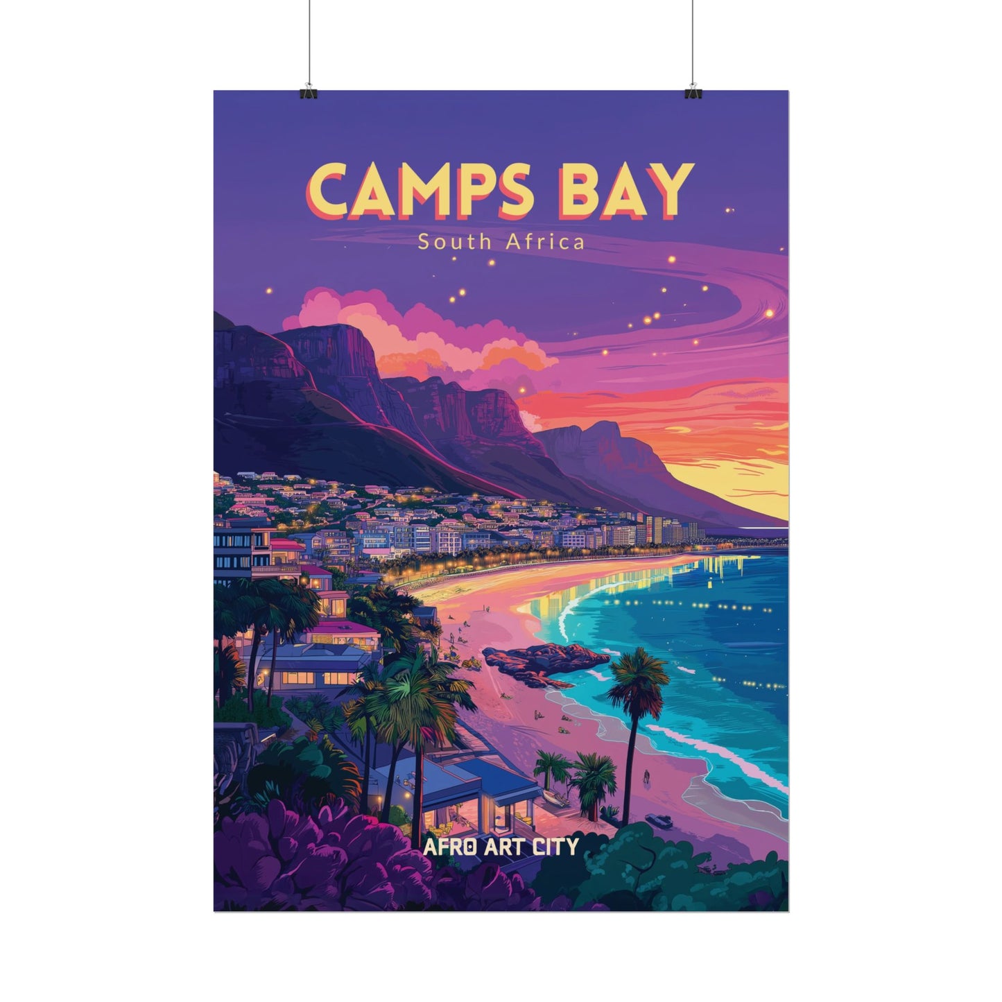 🇿🇦 South Africa - Camps Bay ｜ Poster