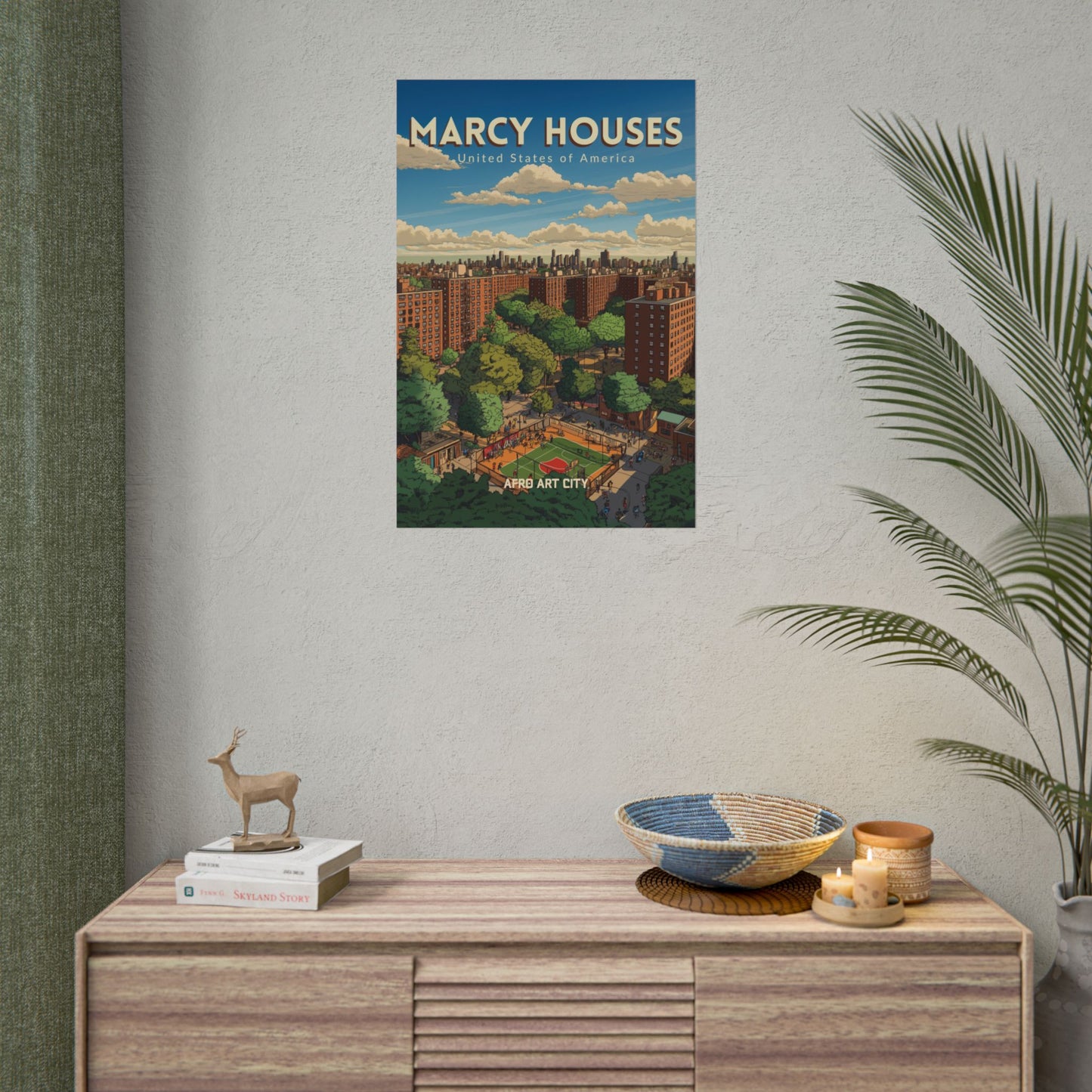 United States - New York, Marcy Houses｜ Poster