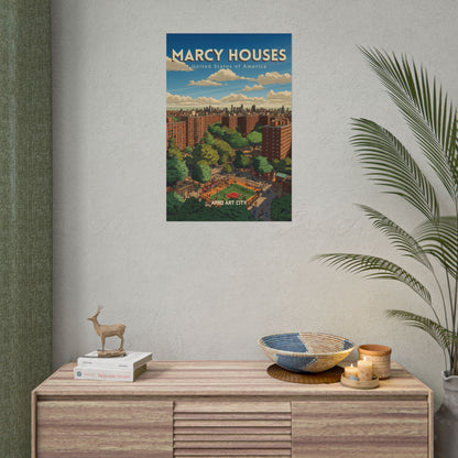 United States - New York, Marcy Houses｜ Poster