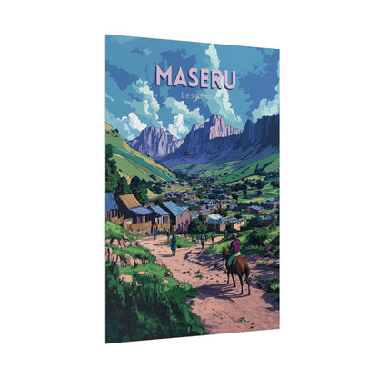 🇱🇸 Lesotho - Maseru ｜ Poster