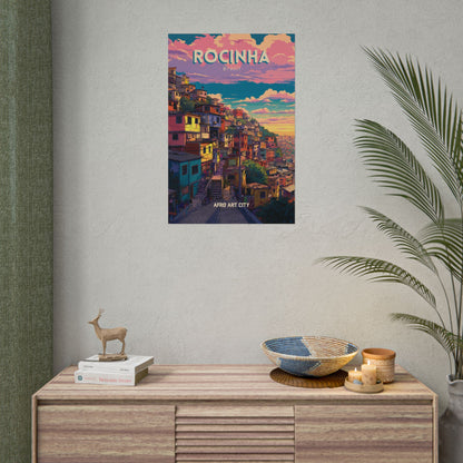 Brazil - Rio de Janeiro, Rocinha｜Poster
