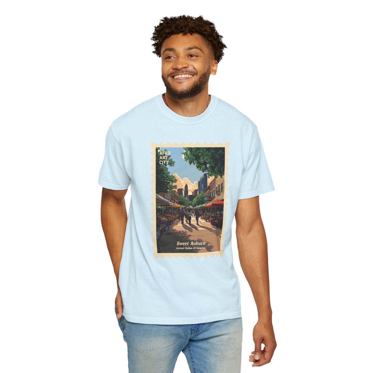 United States - Georgia, Sweet Auburn | Postcards Travel T-Shirt