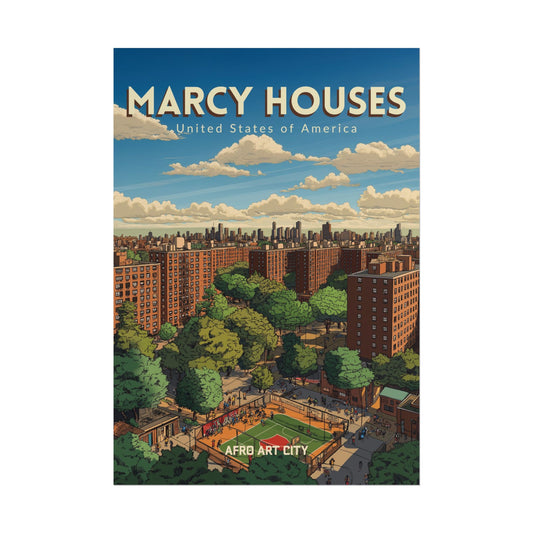 🇺🇸 United States - Marcy Houses, NY ｜ Poster