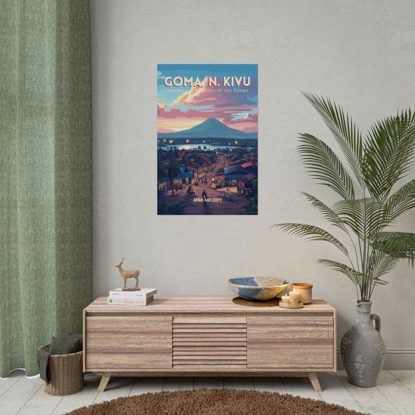 🇨🇩 Congo - Goma, North Kivu ｜ Poster