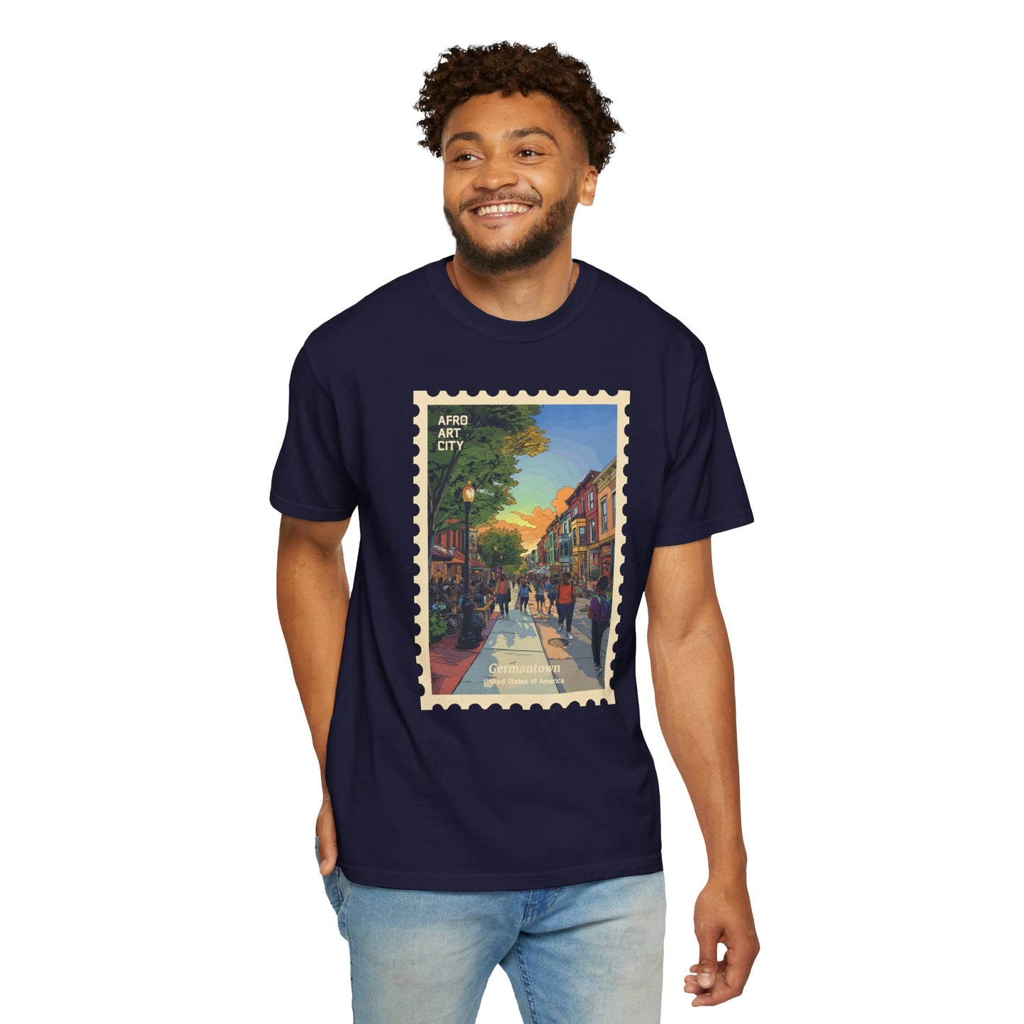 United States - Philadelphia, Germantown | Postcards Travel T-Shirt