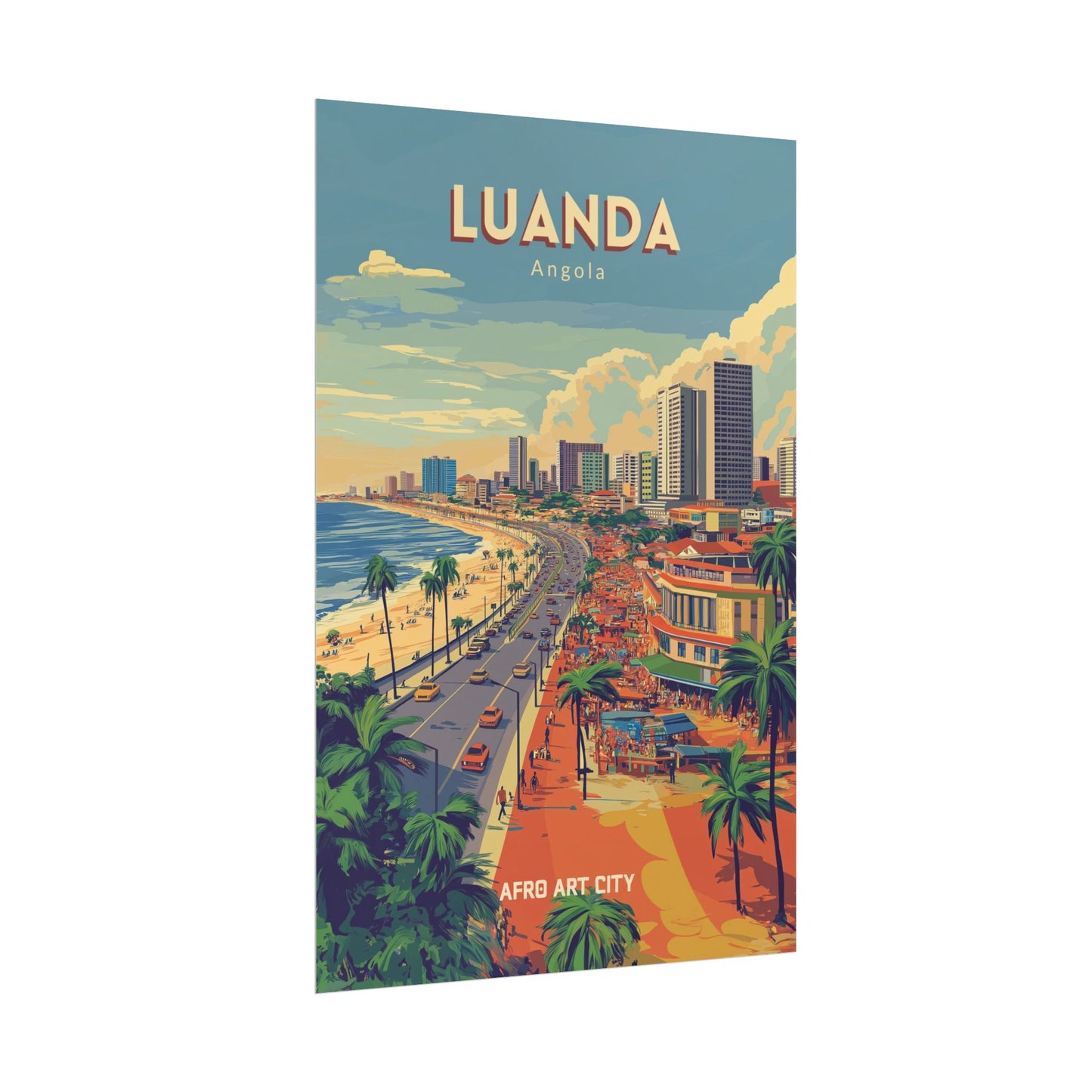 🇦🇴 Angola - Luanda ｜ Poster