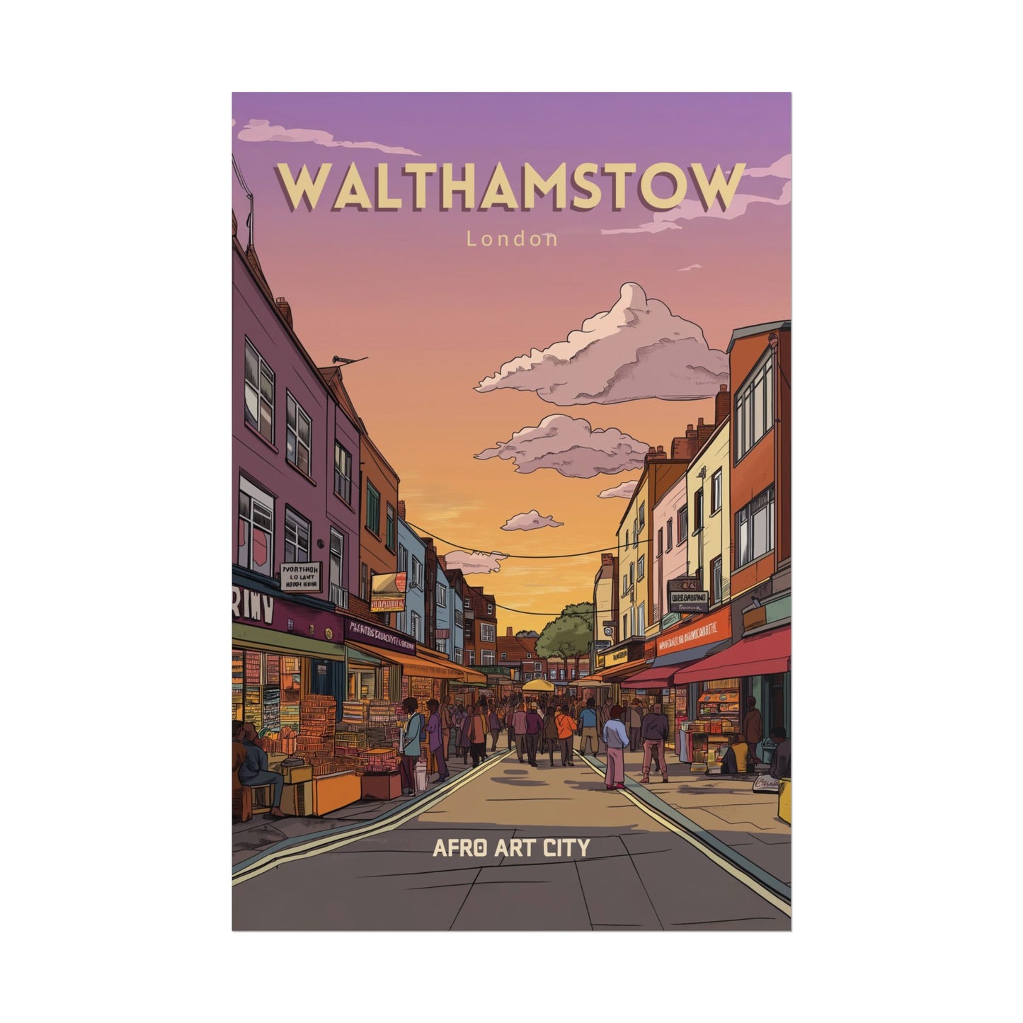 🇬🇧 United Kingdom - Walthamstow ｜ Poster