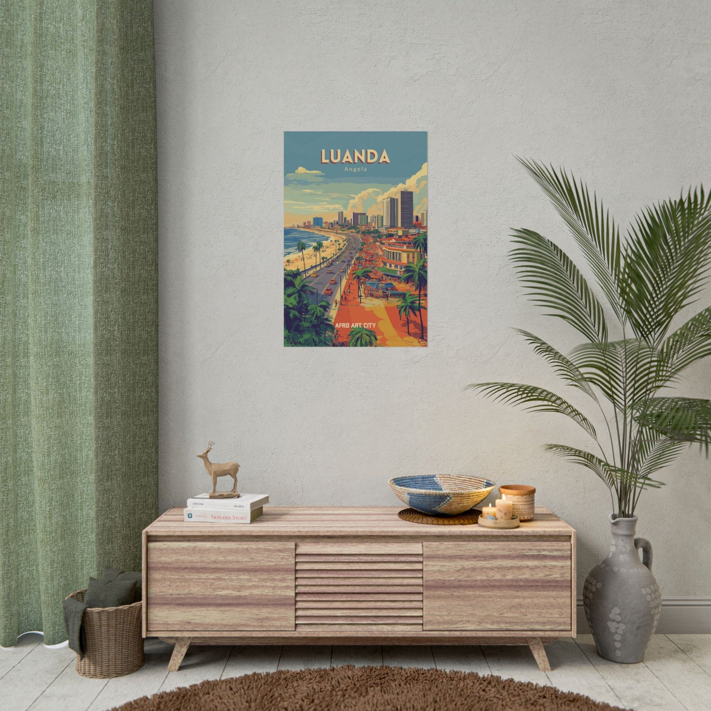 🇦🇴 Angola - Luanda ｜ Poster