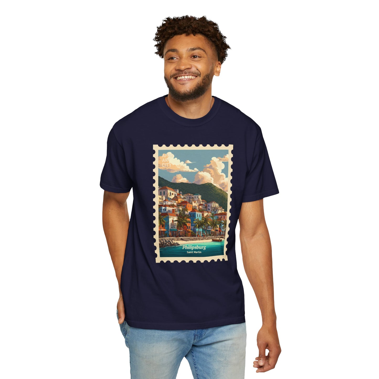 Saint Martin - Philipsburg | Postcards Travel T-Shirt