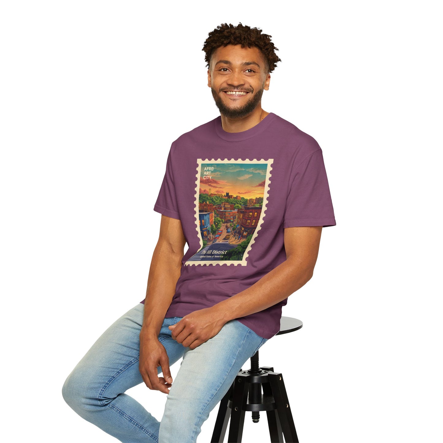 United States - Philadelphia, Pittsburgh, The Hill District | Postcards Travel T-Shirt