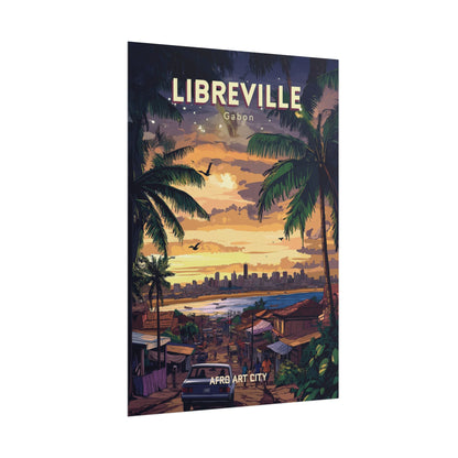 🇬🇦 Gabon - Libreville ｜ Poster