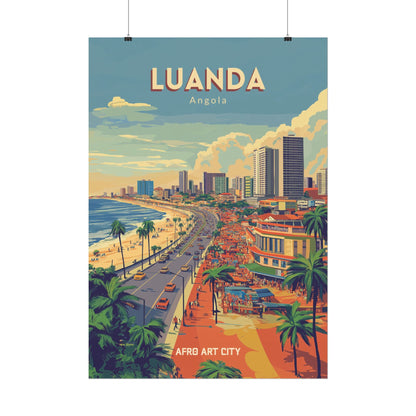 🇦🇴 Angola - Luanda ｜ Poster