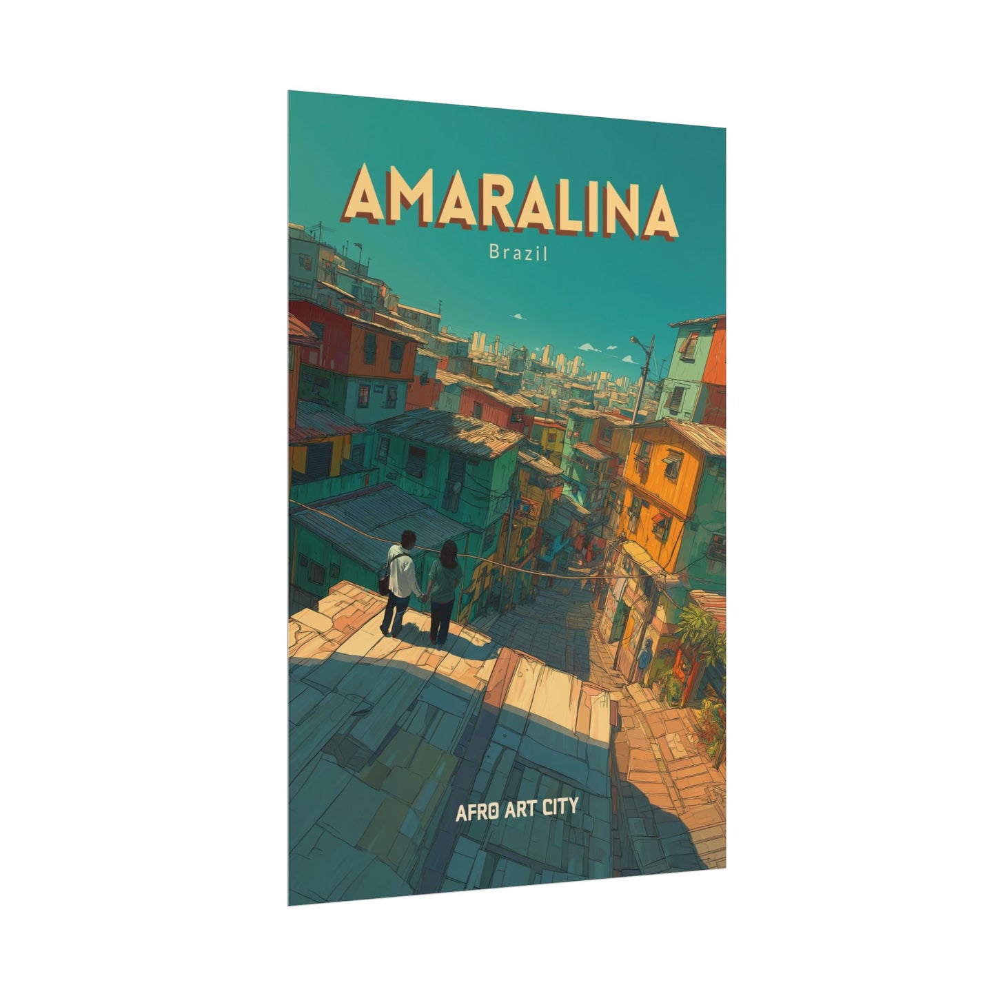 Brazil - Salvador, Amaralina｜Poster