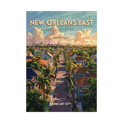 🇺🇸 United States - New Orleans East, LA ｜ Poster