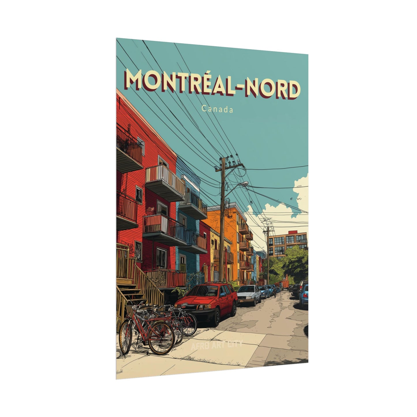 Canada - Quebec, Montreal-Nord｜Poster