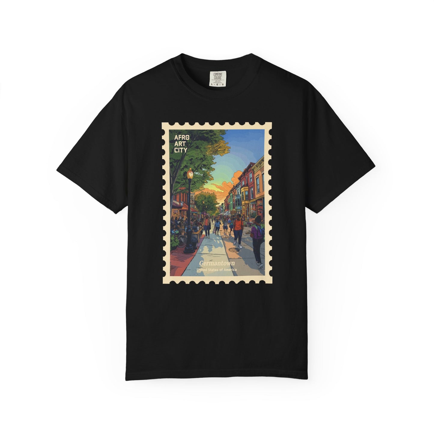 United States - Philadelphia, Germantown | Postcards Travel T-Shirt