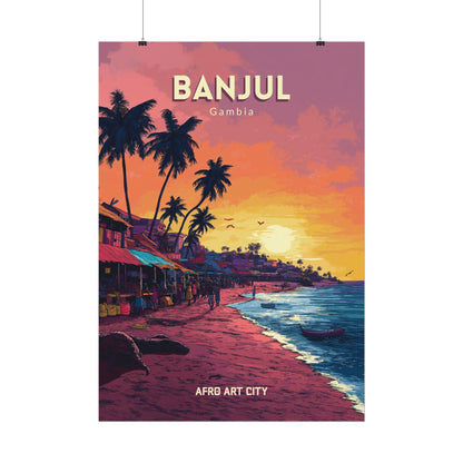 🇬🇲 Gambia - Banjul ｜ Poster